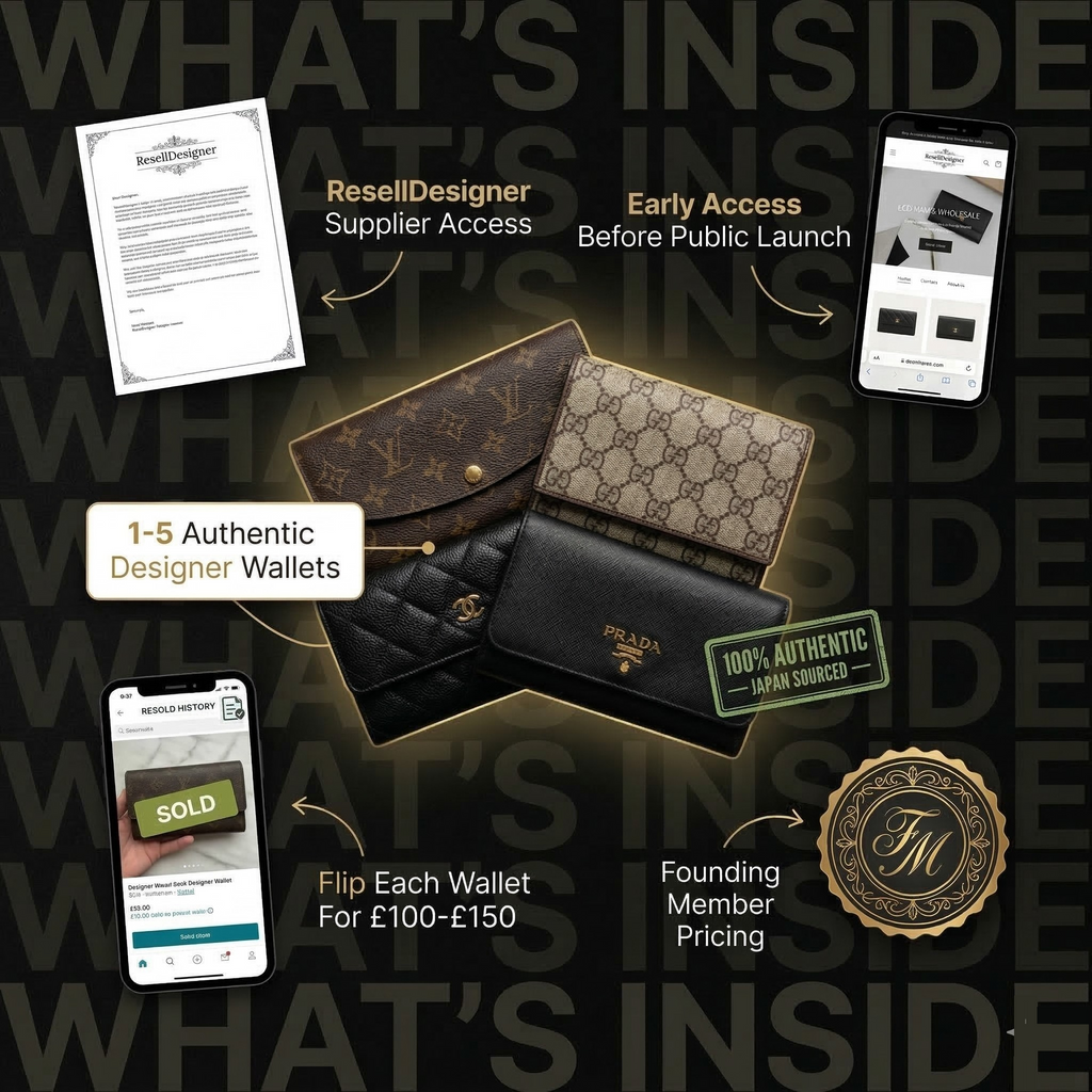 Authentic Designer Wallet/Bag Supplier + 1-5 Free Authentic Designer Wallet.